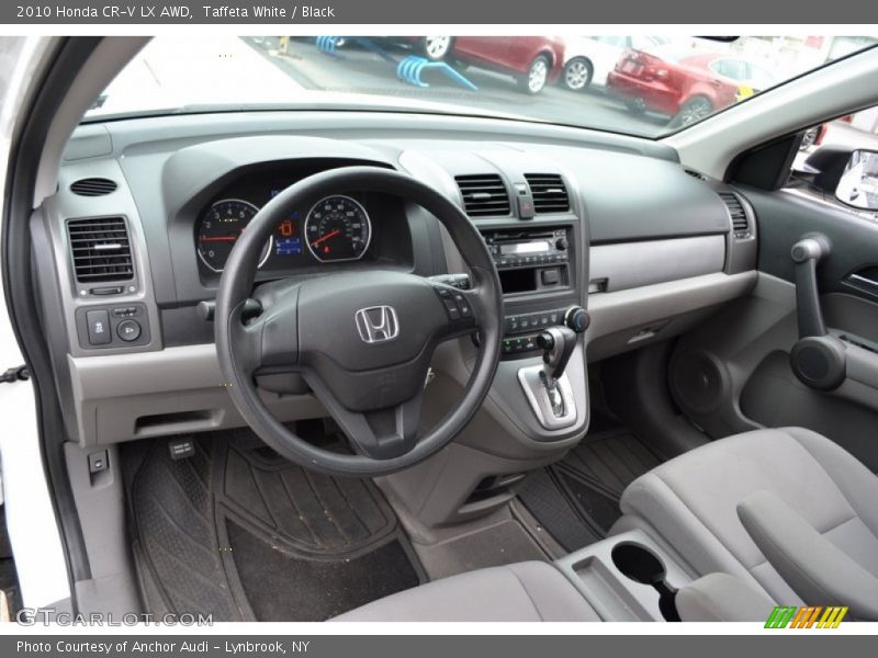Taffeta White / Black 2010 Honda CR-V LX AWD