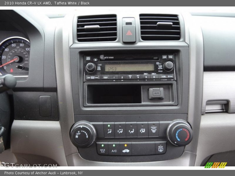 Taffeta White / Black 2010 Honda CR-V LX AWD