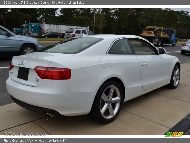 Ibis White / Linen Beige 2009 Audi A5 3.2 quattro Coupe
