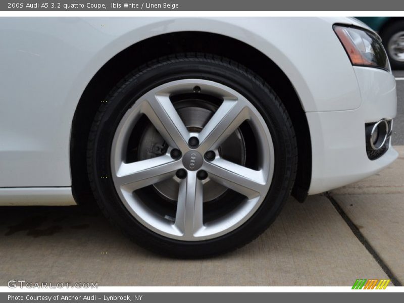 Ibis White / Linen Beige 2009 Audi A5 3.2 quattro Coupe