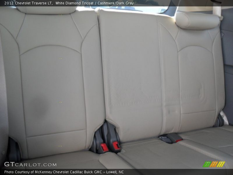 White Diamond Tricoat / Cashmere/Dark Gray 2012 Chevrolet Traverse LT