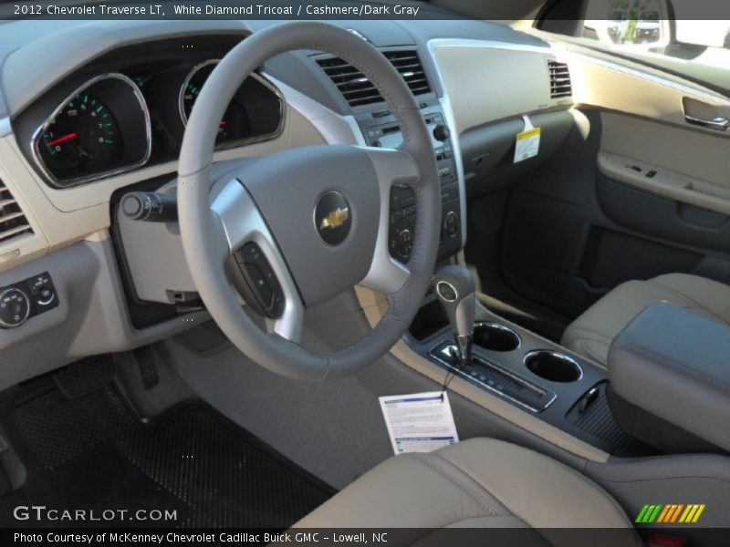 Cashmere/Dark Gray Interior - 2012 Traverse LT 
