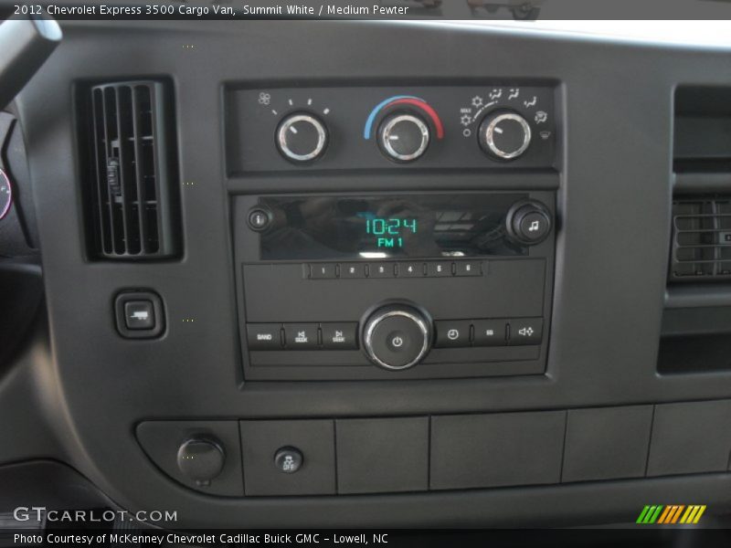 Summit White / Medium Pewter 2012 Chevrolet Express 3500 Cargo Van
