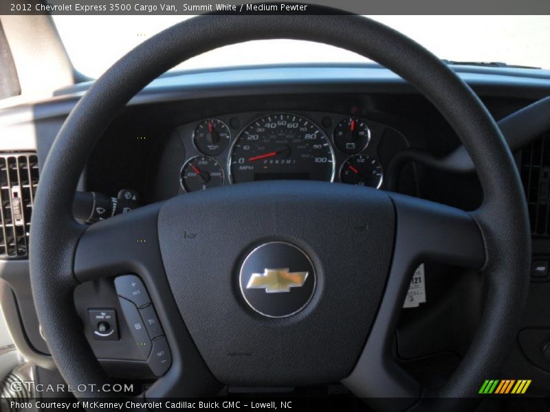 Summit White / Medium Pewter 2012 Chevrolet Express 3500 Cargo Van