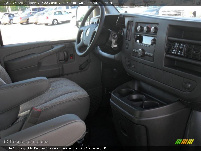 Summit White / Medium Pewter 2012 Chevrolet Express 3500 Cargo Van