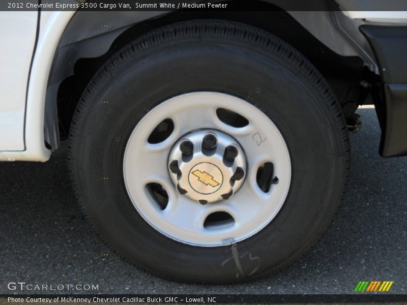 Summit White / Medium Pewter 2012 Chevrolet Express 3500 Cargo Van