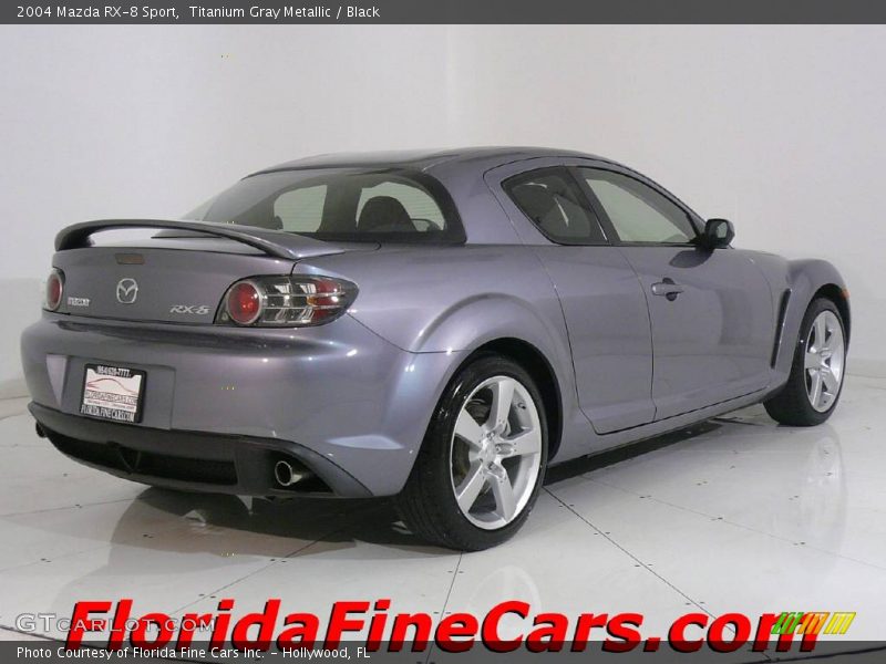 Titanium Gray Metallic / Black 2004 Mazda RX-8 Sport