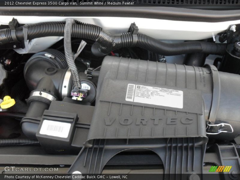 Summit White / Medium Pewter 2012 Chevrolet Express 3500 Cargo Van
