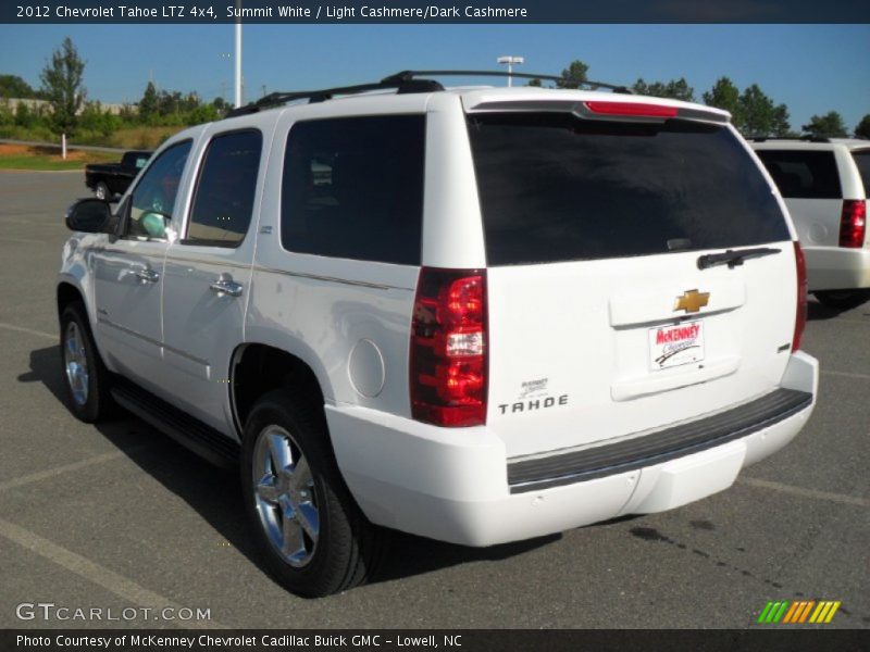 Summit White / Light Cashmere/Dark Cashmere 2012 Chevrolet Tahoe LTZ 4x4