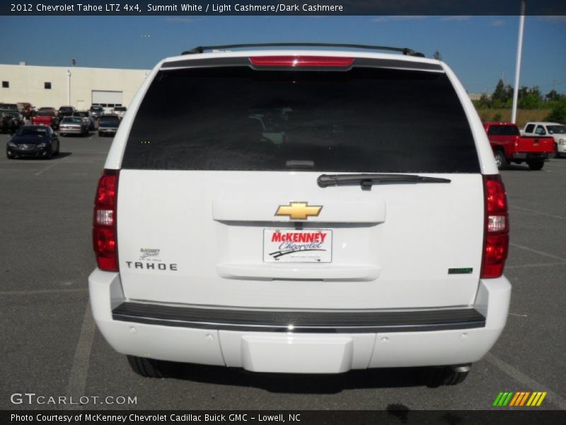 Summit White / Light Cashmere/Dark Cashmere 2012 Chevrolet Tahoe LTZ 4x4