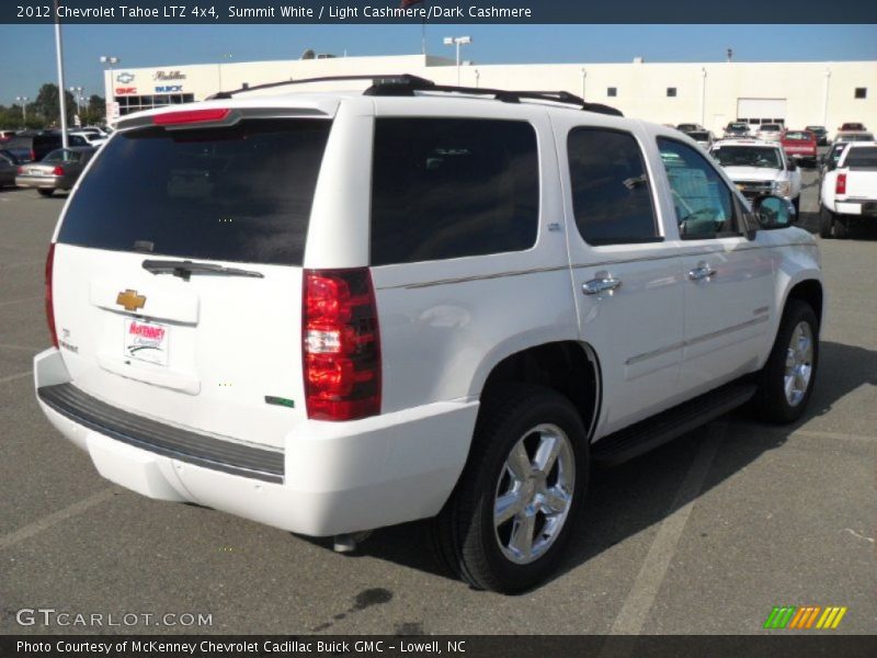 Summit White / Light Cashmere/Dark Cashmere 2012 Chevrolet Tahoe LTZ 4x4