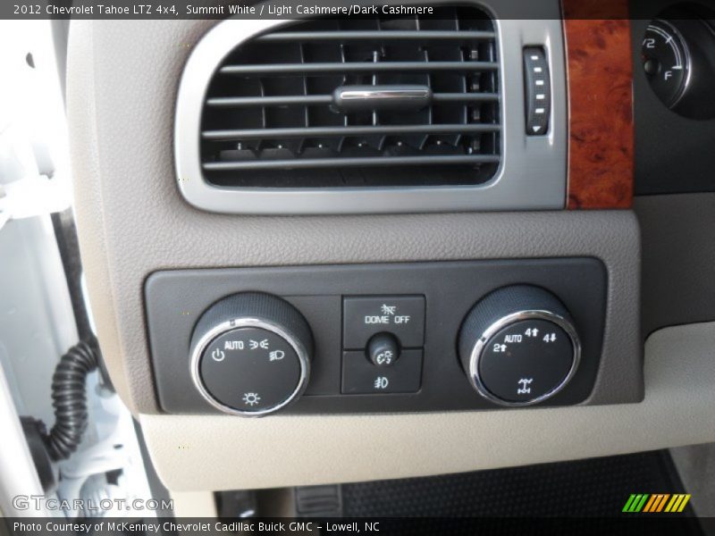 Controls of 2012 Tahoe LTZ 4x4