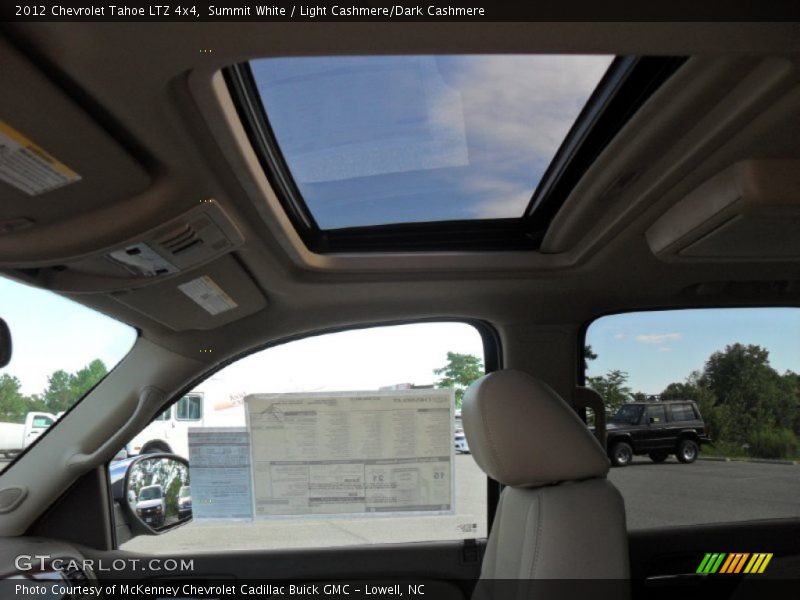 Summit White / Light Cashmere/Dark Cashmere 2012 Chevrolet Tahoe LTZ 4x4