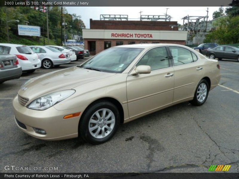 Mystic Gold Metallic / Ivory 2003 Lexus ES 300