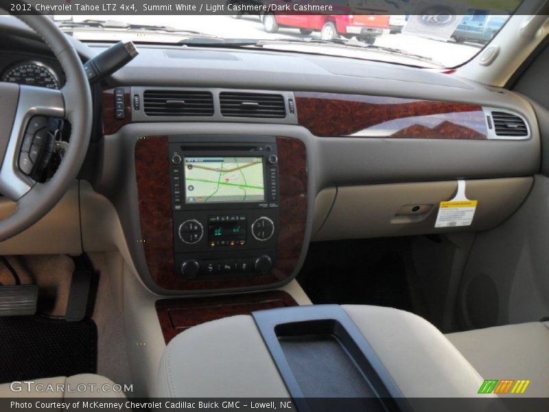 Summit White / Light Cashmere/Dark Cashmere 2012 Chevrolet Tahoe LTZ 4x4