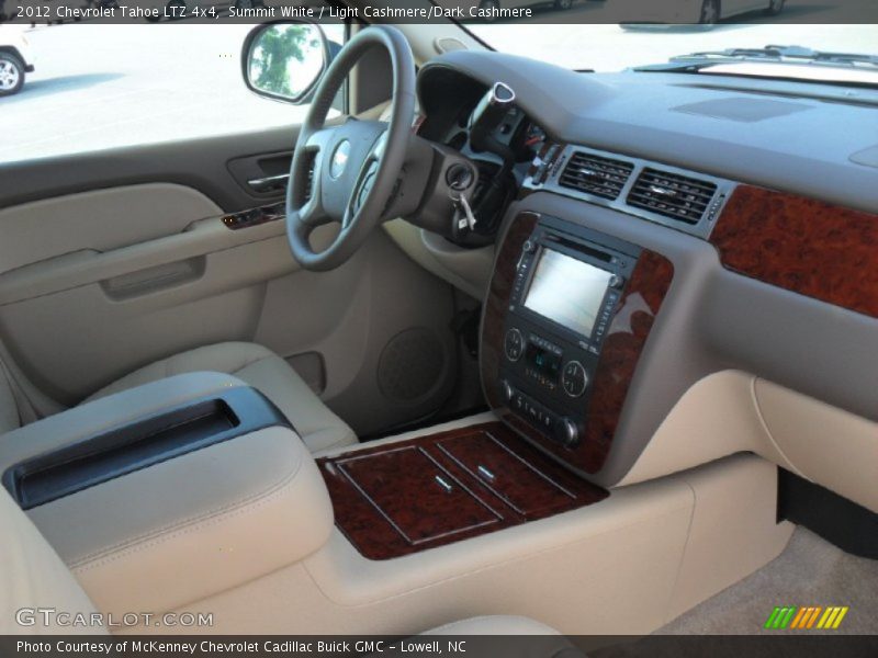 Summit White / Light Cashmere/Dark Cashmere 2012 Chevrolet Tahoe LTZ 4x4