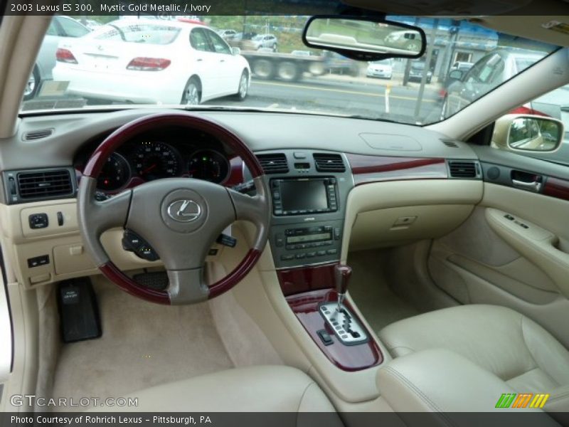 Mystic Gold Metallic / Ivory 2003 Lexus ES 300