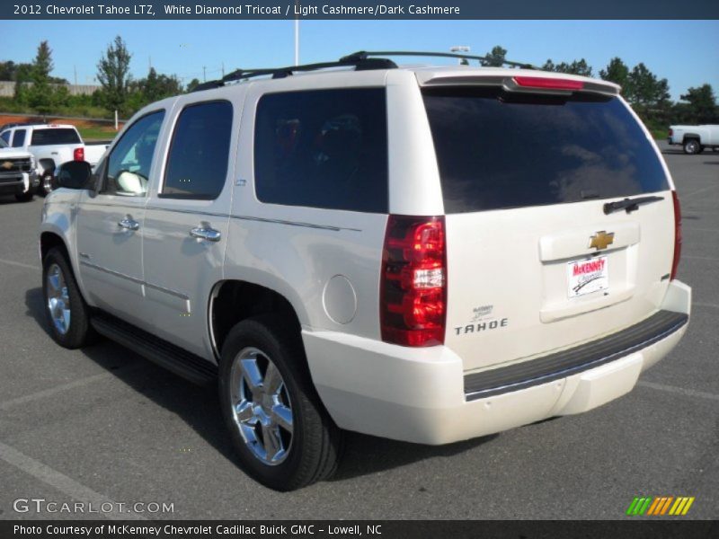 White Diamond Tricoat / Light Cashmere/Dark Cashmere 2012 Chevrolet Tahoe LTZ