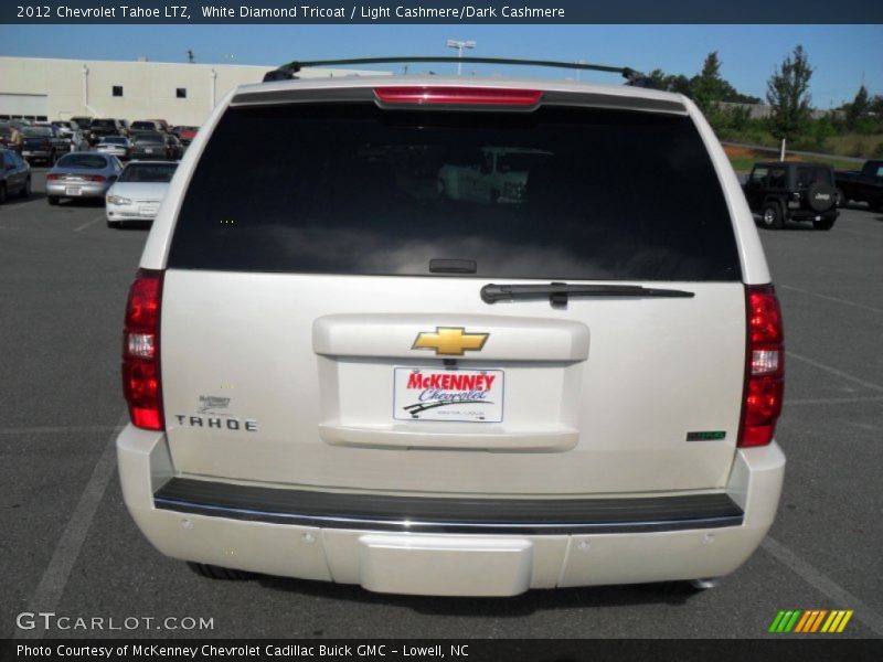 White Diamond Tricoat / Light Cashmere/Dark Cashmere 2012 Chevrolet Tahoe LTZ