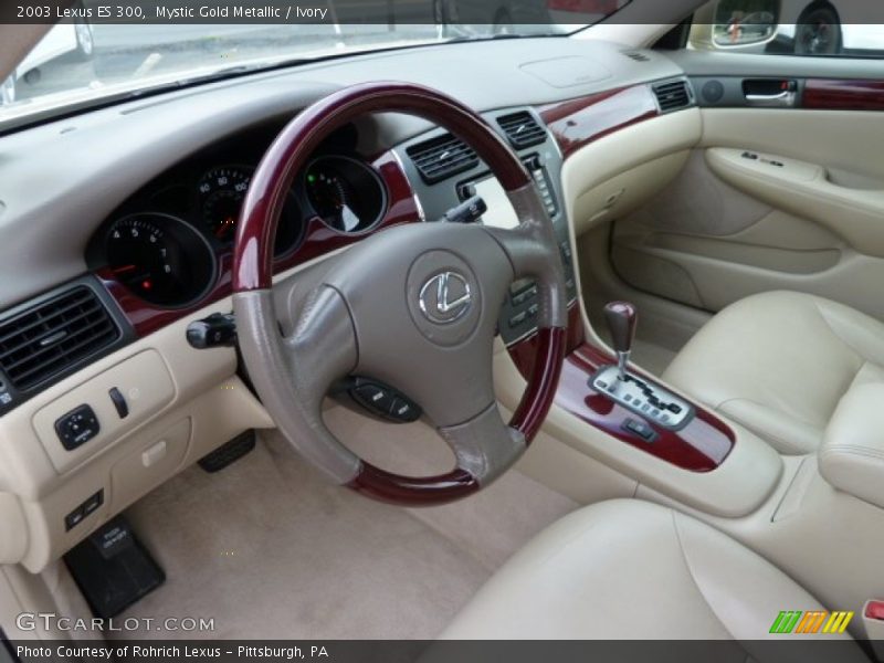 Mystic Gold Metallic / Ivory 2003 Lexus ES 300