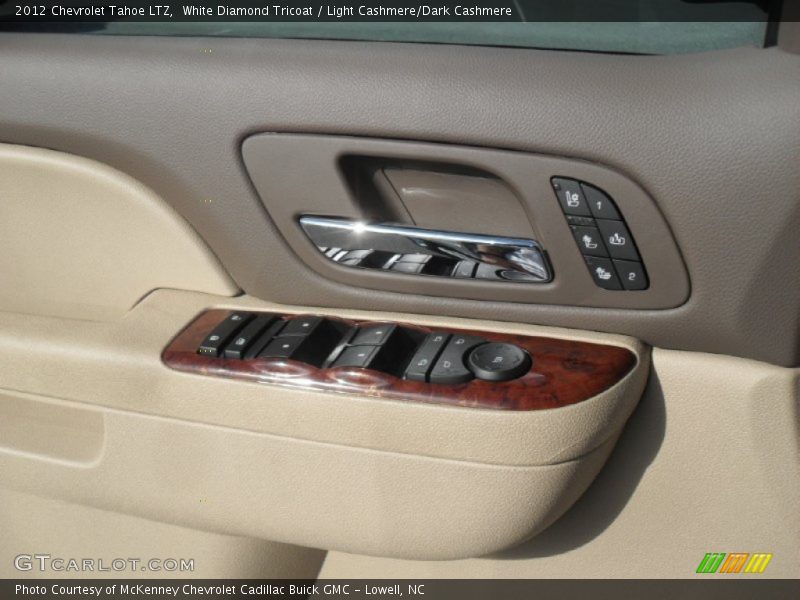 White Diamond Tricoat / Light Cashmere/Dark Cashmere 2012 Chevrolet Tahoe LTZ