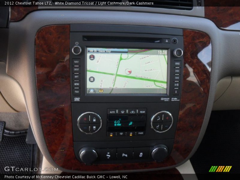 White Diamond Tricoat / Light Cashmere/Dark Cashmere 2012 Chevrolet Tahoe LTZ