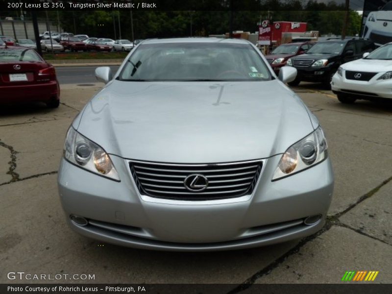 Tungsten Silver Metallic / Black 2007 Lexus ES 350