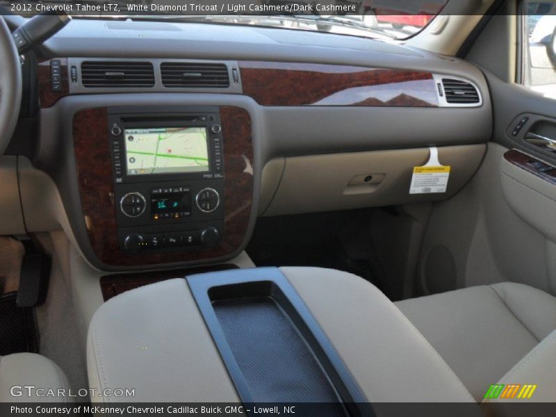 White Diamond Tricoat / Light Cashmere/Dark Cashmere 2012 Chevrolet Tahoe LTZ