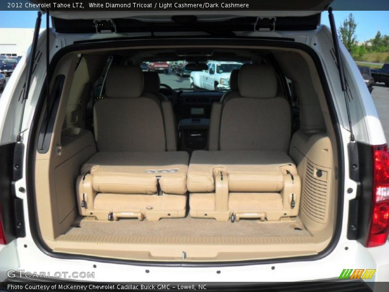 White Diamond Tricoat / Light Cashmere/Dark Cashmere 2012 Chevrolet Tahoe LTZ