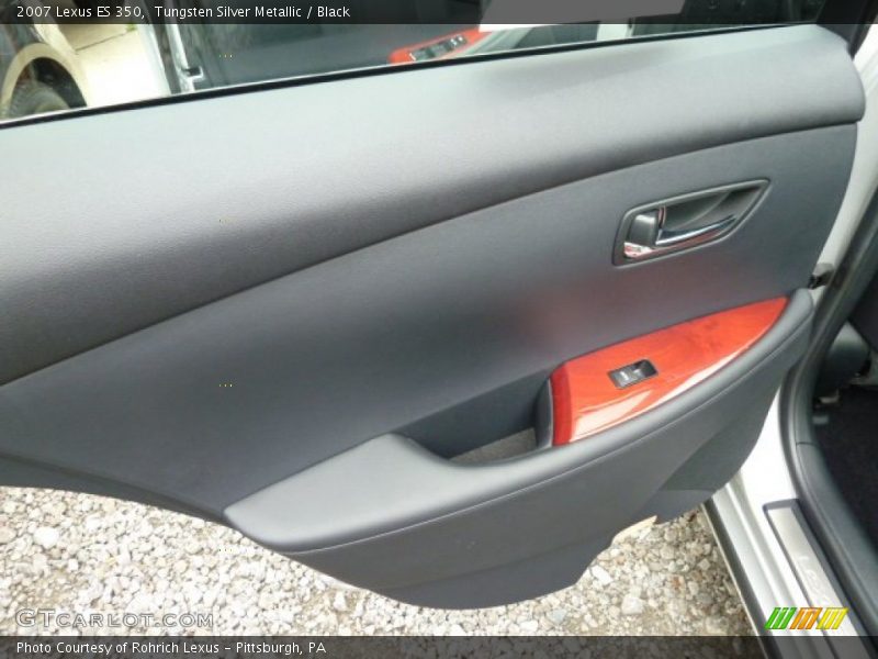 Tungsten Silver Metallic / Black 2007 Lexus ES 350