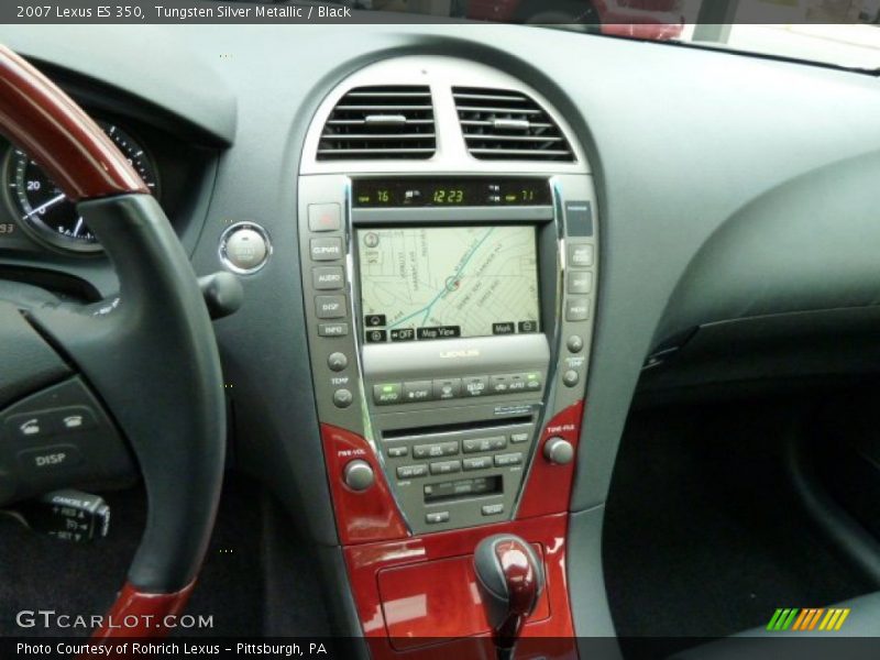 Tungsten Silver Metallic / Black 2007 Lexus ES 350