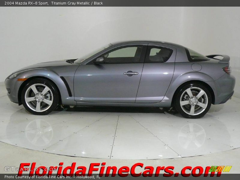 Titanium Gray Metallic / Black 2004 Mazda RX-8 Sport