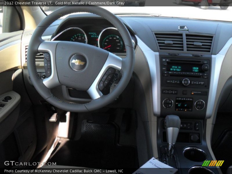 Dashboard of 2012 Traverse LT