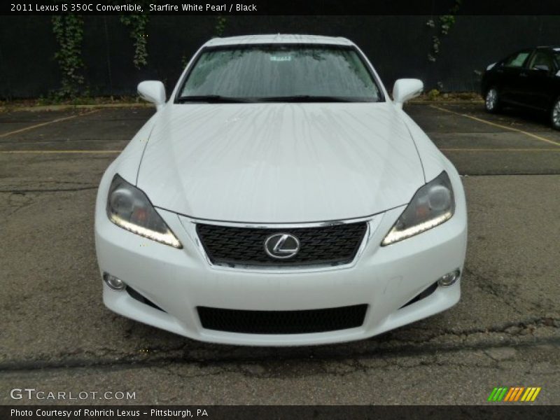 Starfire White Pearl / Black 2011 Lexus IS 350C Convertible