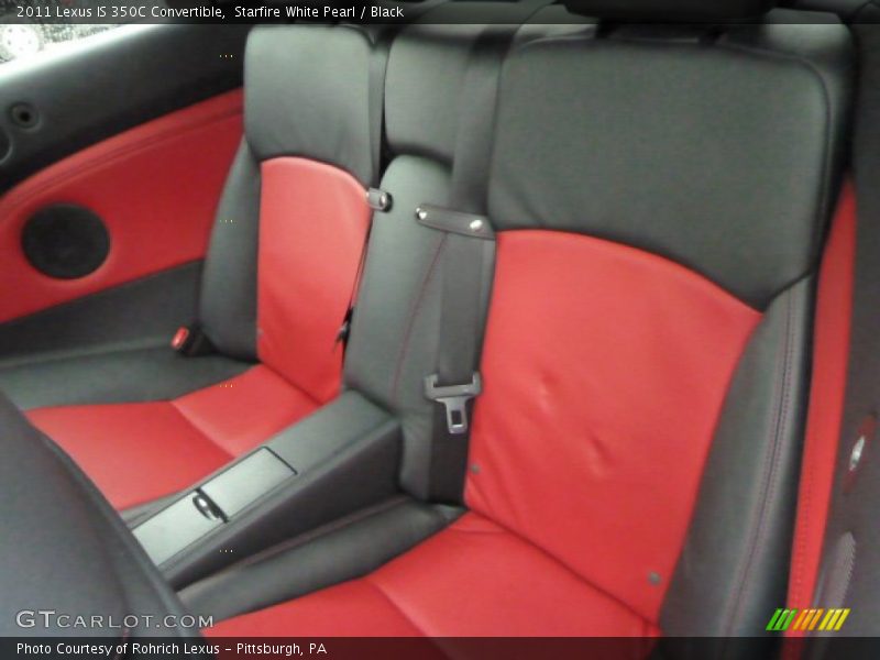  2011 IS 350C Convertible Black Interior