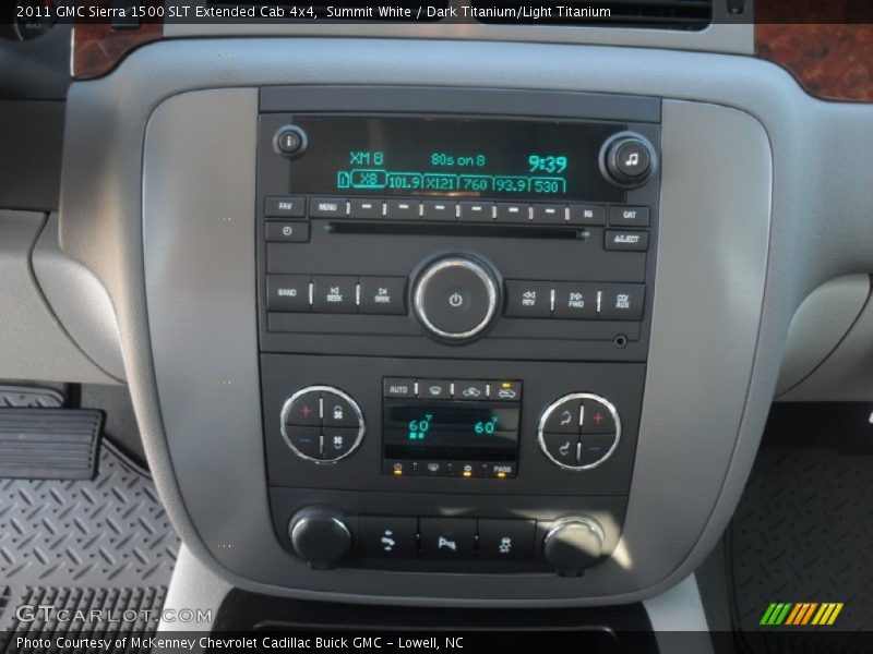 Summit White / Dark Titanium/Light Titanium 2011 GMC Sierra 1500 SLT Extended Cab 4x4