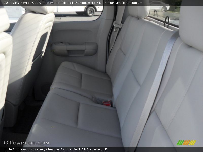 Summit White / Dark Titanium/Light Titanium 2011 GMC Sierra 1500 SLT Extended Cab 4x4