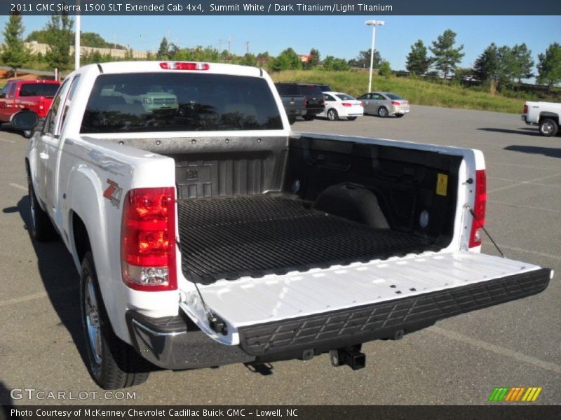 Summit White / Dark Titanium/Light Titanium 2011 GMC Sierra 1500 SLT Extended Cab 4x4