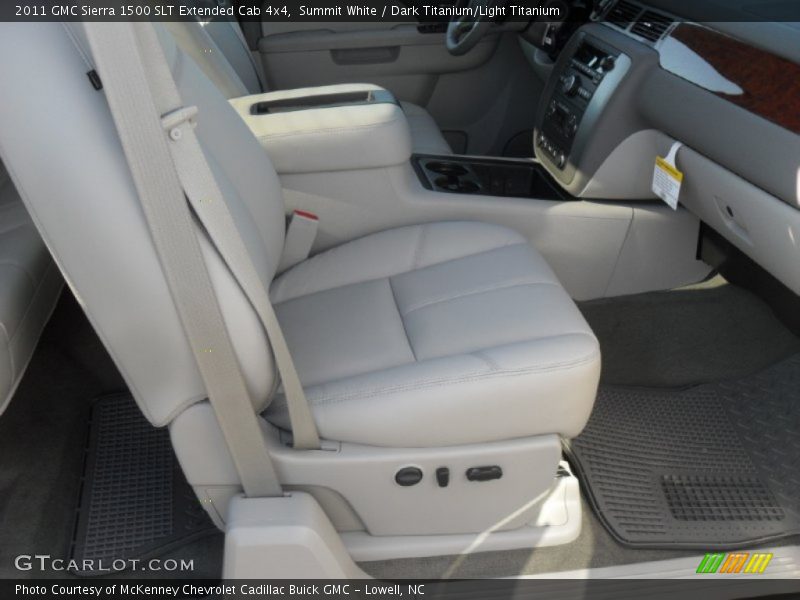 Summit White / Dark Titanium/Light Titanium 2011 GMC Sierra 1500 SLT Extended Cab 4x4