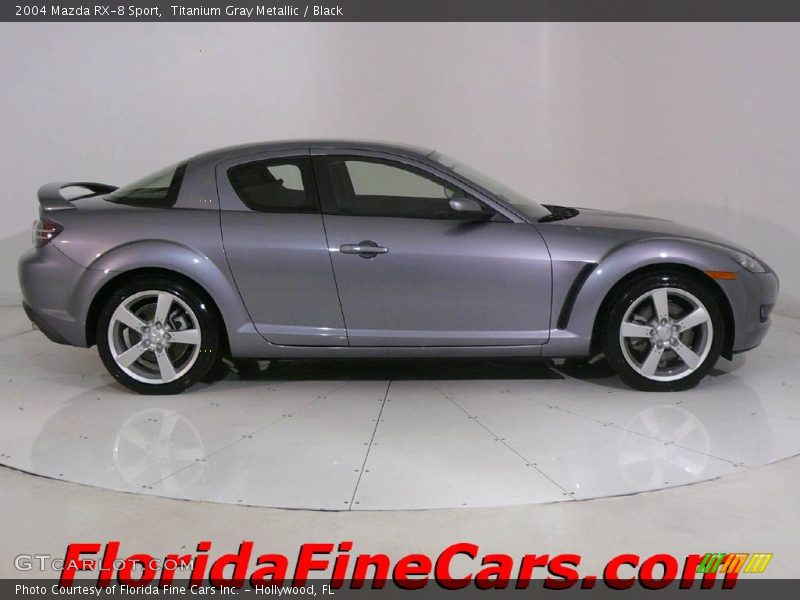 Titanium Gray Metallic / Black 2004 Mazda RX-8 Sport