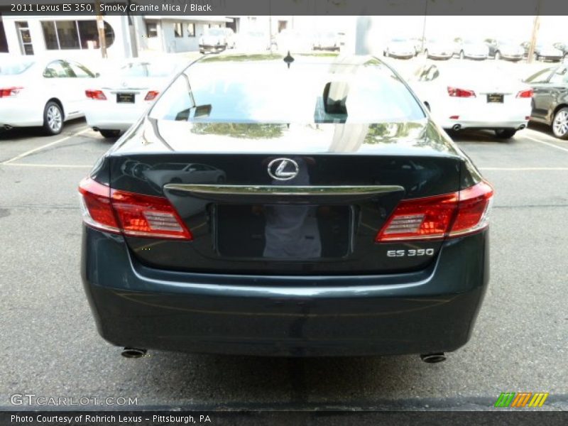 Smoky Granite Mica / Black 2011 Lexus ES 350