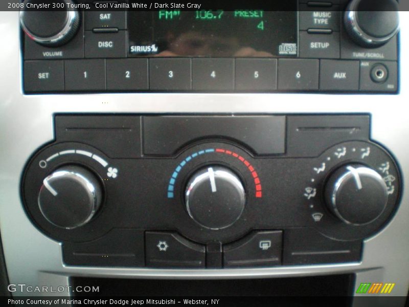 Cool Vanilla White / Dark Slate Gray 2008 Chrysler 300 Touring