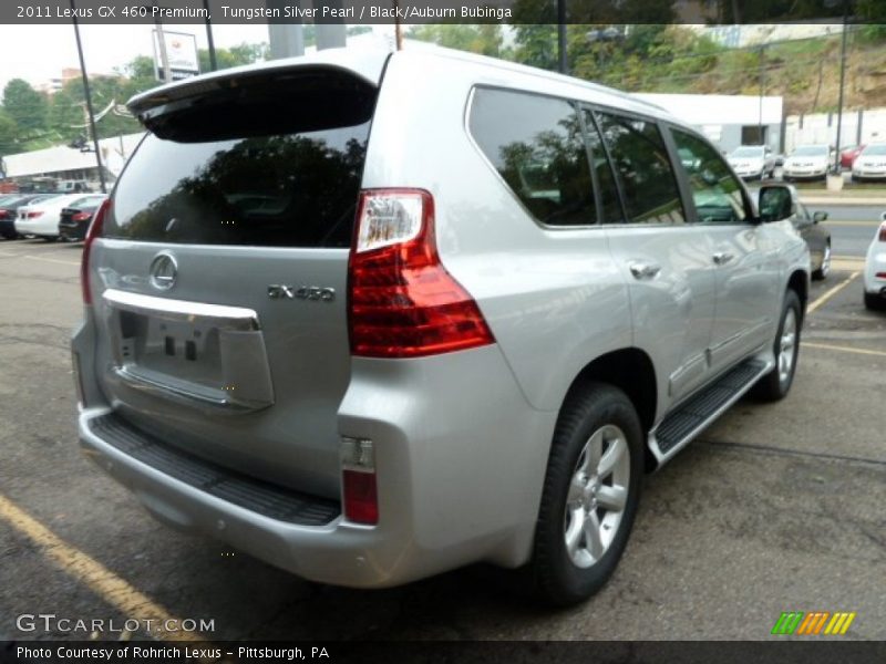 Tungsten Silver Pearl / Black/Auburn Bubinga 2011 Lexus GX 460 Premium