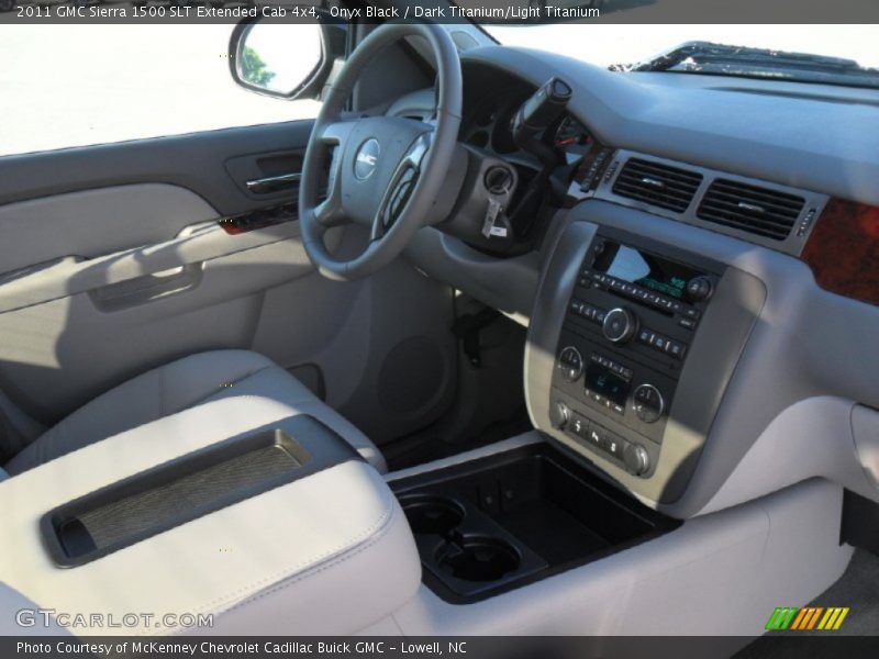 Onyx Black / Dark Titanium/Light Titanium 2011 GMC Sierra 1500 SLT Extended Cab 4x4