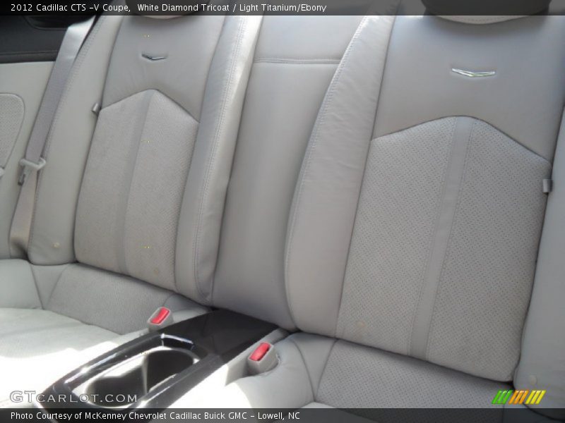 White Diamond Tricoat / Light Titanium/Ebony 2012 Cadillac CTS -V Coupe