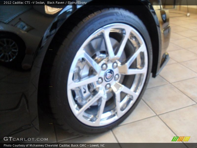 Black Raven / Ebony/Ebony 2012 Cadillac CTS -V Sedan