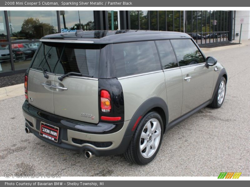 Sparkling Silver Metallic / Panther Black 2008 Mini Cooper S Clubman