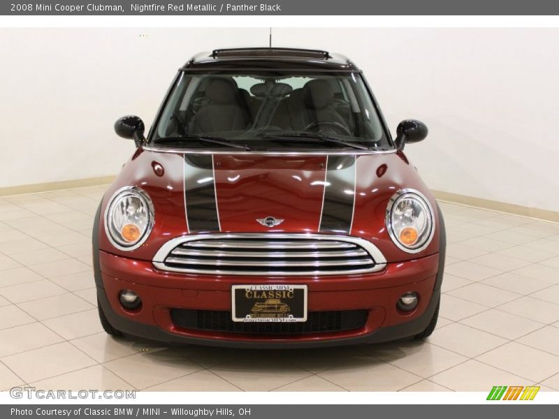Nightfire Red Metallic / Panther Black 2008 Mini Cooper Clubman