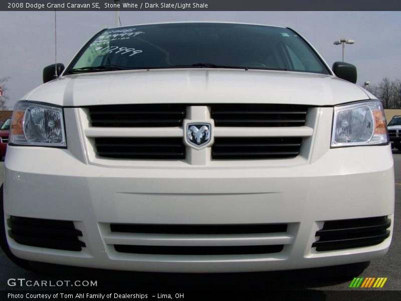 Stone White / Dark Slate/Light Shale 2008 Dodge Grand Caravan SE
