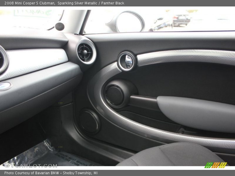 Sparkling Silver Metallic / Panther Black 2008 Mini Cooper S Clubman